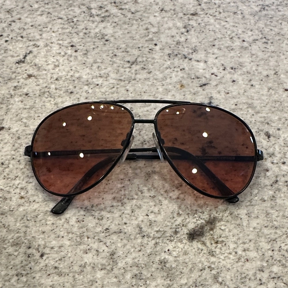 Serengeti Black Aviator Sunglasses with Brown Lenses model 5223L